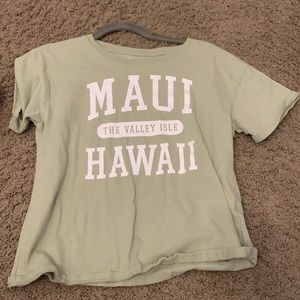 Kids 14-16 Art Class Pale Green Hawaii Short Sleeve T-Shirt